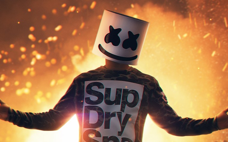 Кристофер Комсток Marshmello без маски