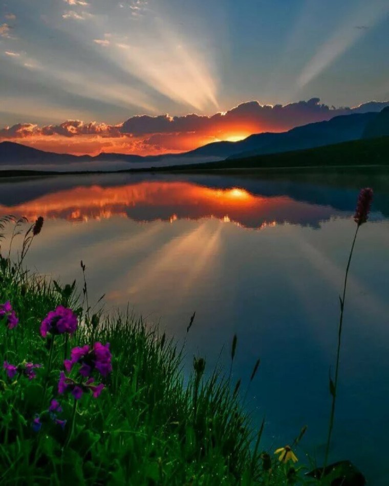 Красивый закат