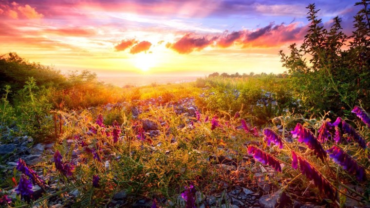 Необычайно красивые закаты