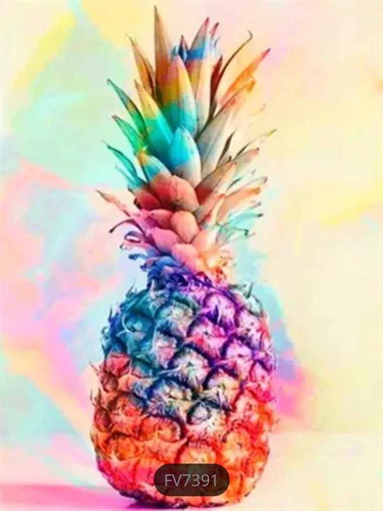 Разноцветный ананас