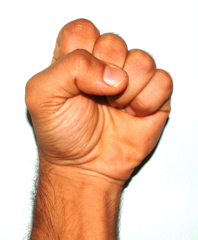 Сжатые ладони