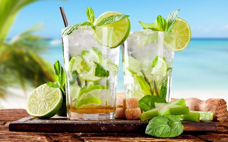 Напиток Мохито лайм мята