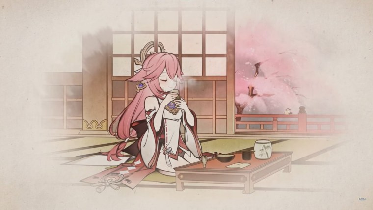 Яэ Мико лиса