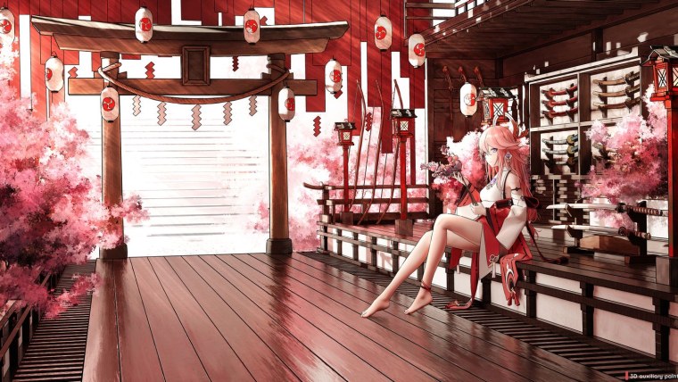 Яэ Мико арт