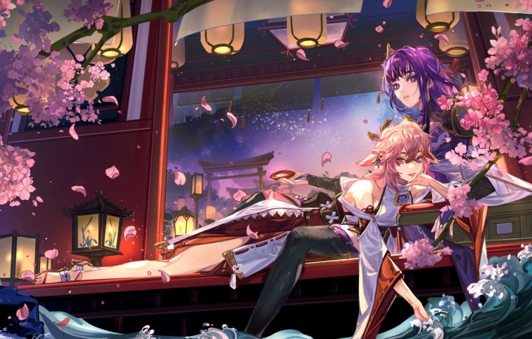 Яэ Мико и Райден