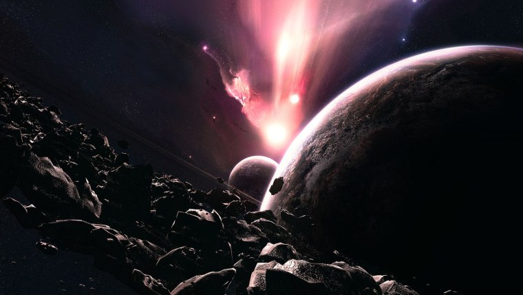 Космос вертикально