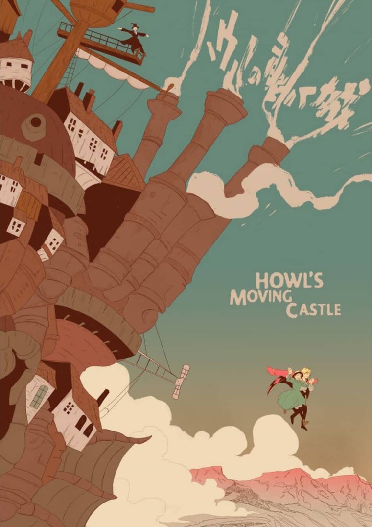 Наклейки Ходячий замок