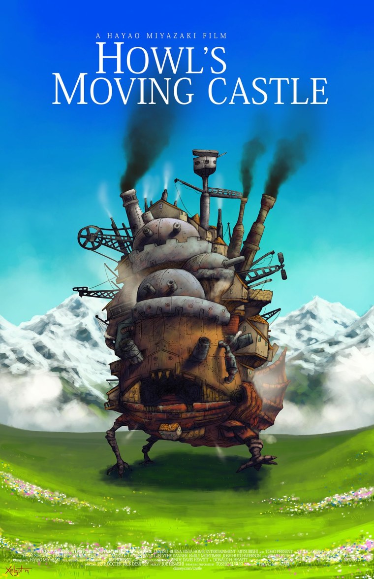 Ходячий замок мультфильм 2004