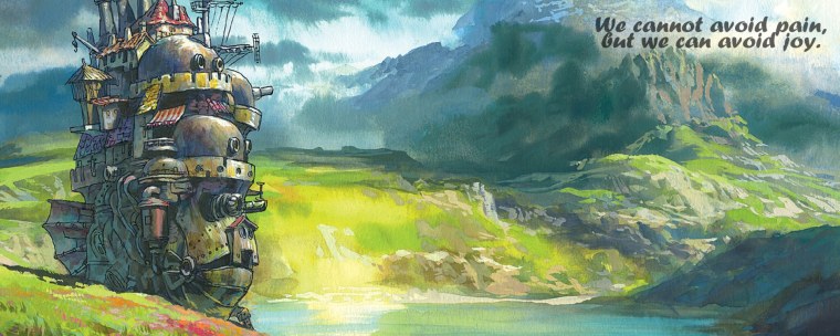 Ходячий замок Постер Хаяо Миядзаки