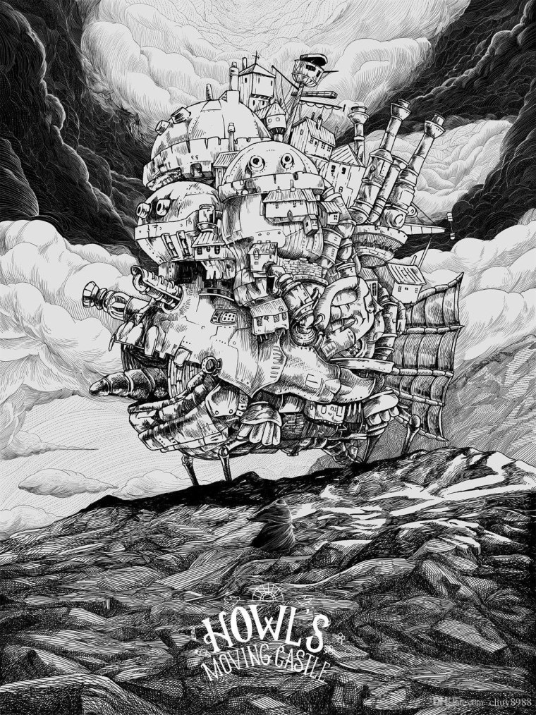 Хаяо Миядзаки замок Хаула