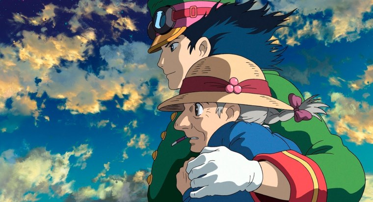 Ходячий замок аниме Постер