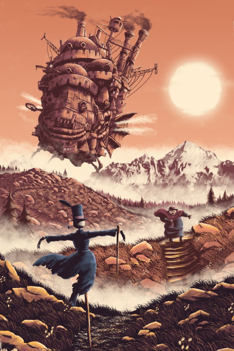 Hauru no ugoku Shiro poster