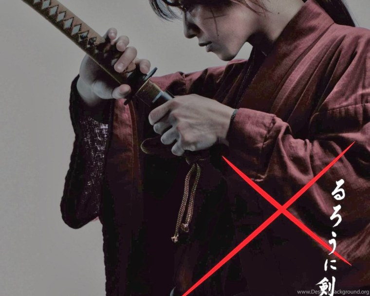 Катана в руках самурая