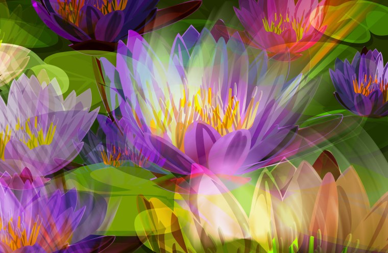 Абстрактный фон цветы