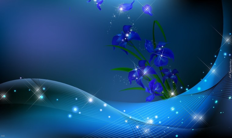 Цветы абстракция