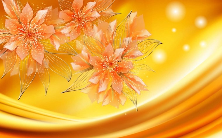 Цветы абстракция