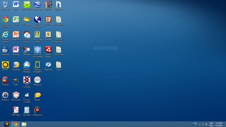 Папка на рабочем столе