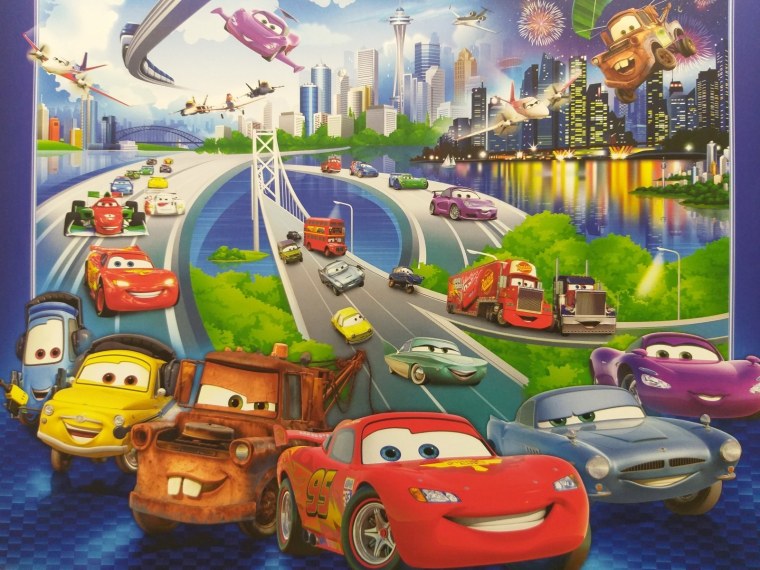 Фотообои / Disney / молния Маккуин