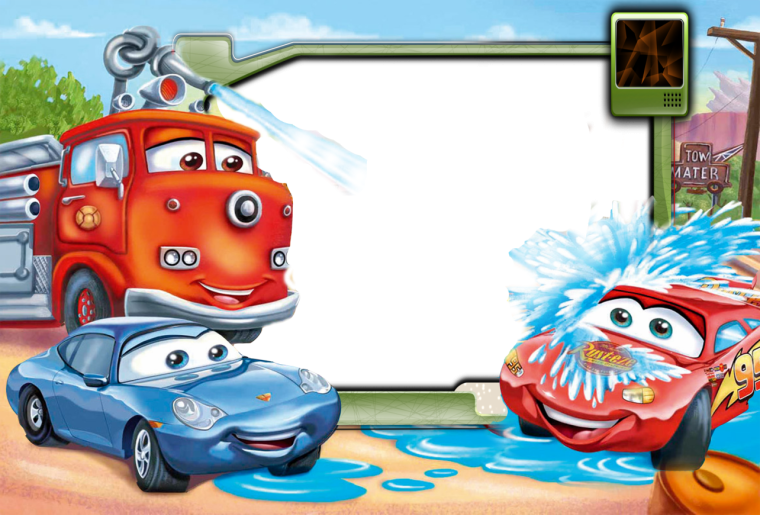 Детские рамки Тачки