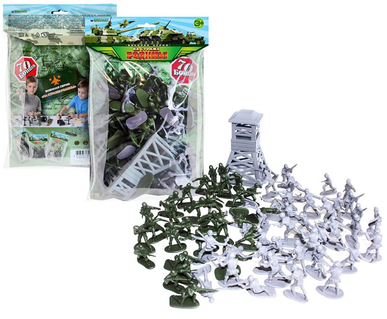 Набор фигурок Биплант рота солдат 12053