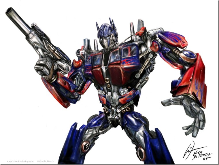 Трансформеры Прайм Оптимус Прайм машина