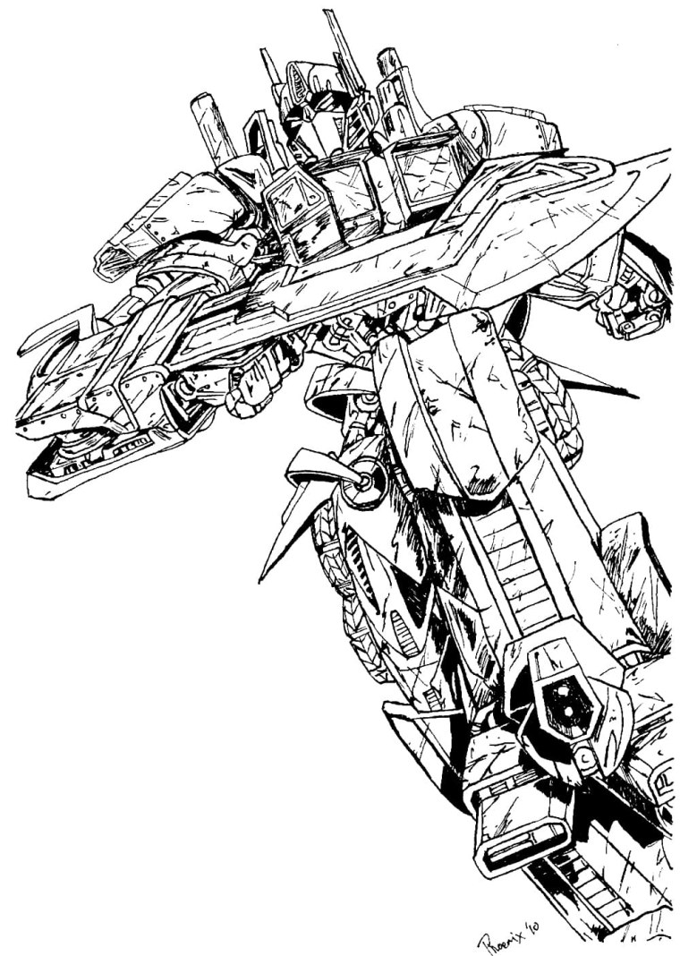 Transformers Prime Optimus Prime Art