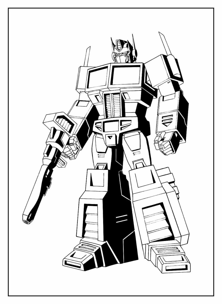 Трансформеры раскраска Гальватрон