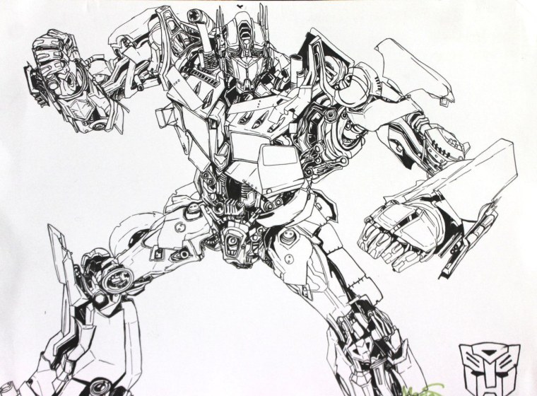 Трансформеры карандашом