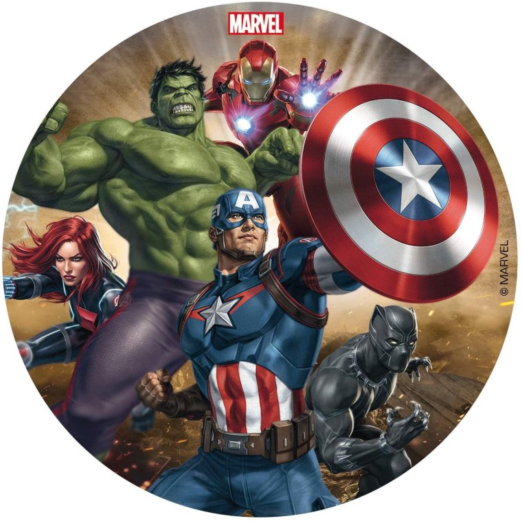 Торт с героями Марвел