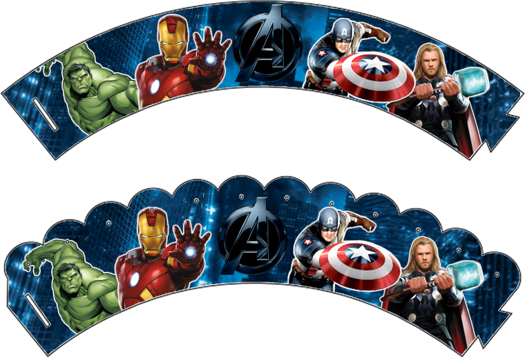 Украшение в стиле Марвел