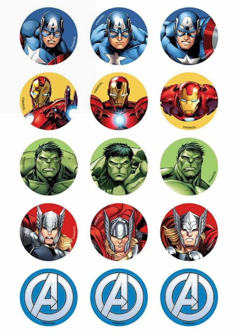 Супергерои для капкейков