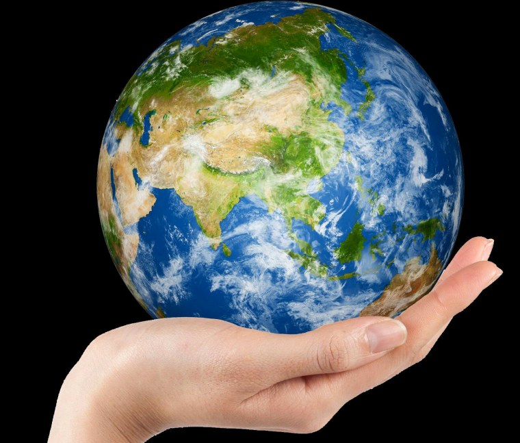 Вид земли из космоса