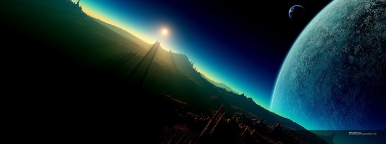 Фон для двух мониторов