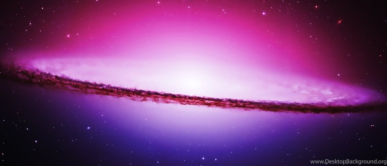 Галактика Сомбреро с земли