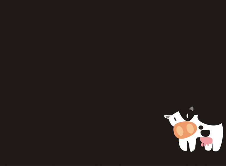 Корова Минимализм