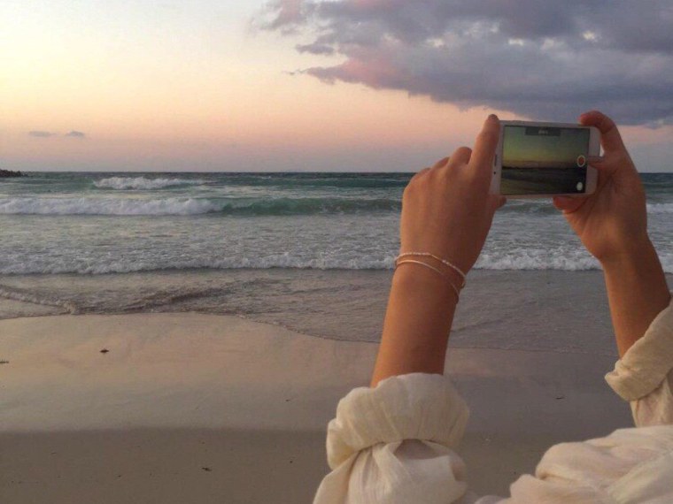 Девушка на море Эстетика