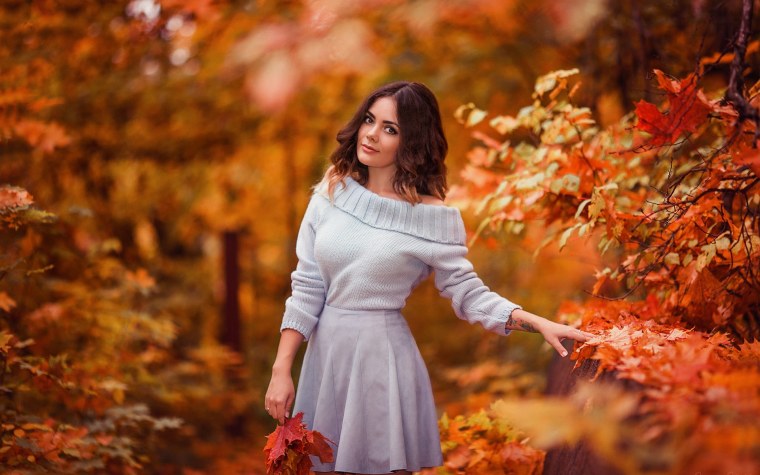 Осенние фотосессии на природе
