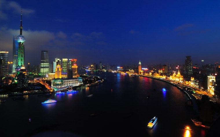 Река Янцзы Шанхай