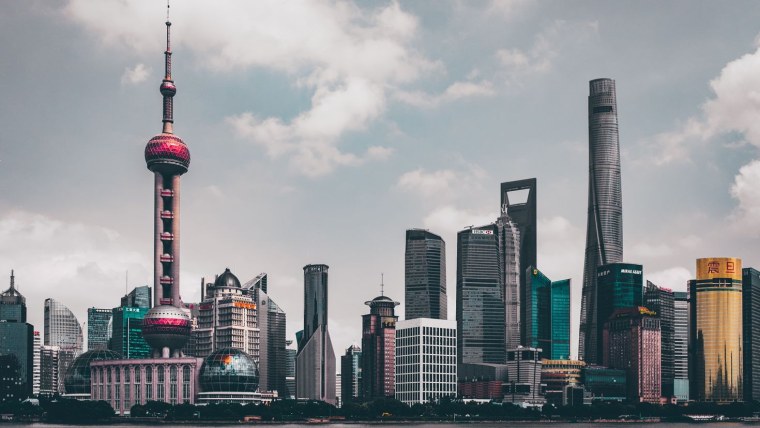 Шанхай небоскрёбы Шанхая