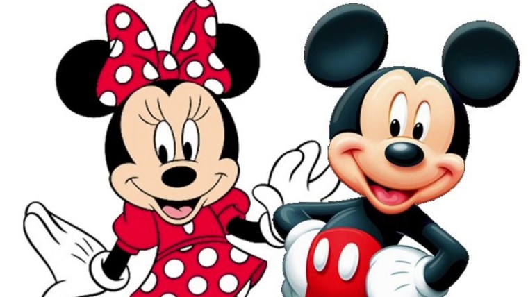 Микки выглядывает