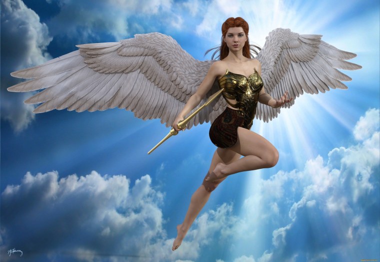 Девушка с крыльями