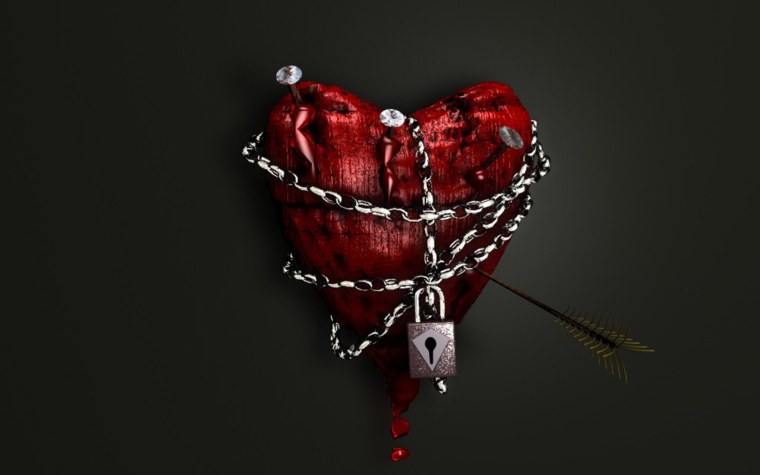 Разбитое сердце на мелкие кусочки