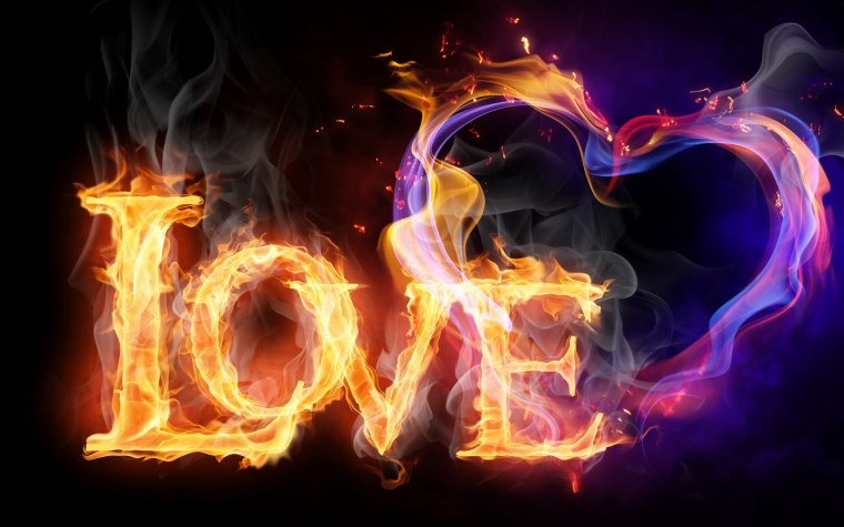 Сердце из лепестков