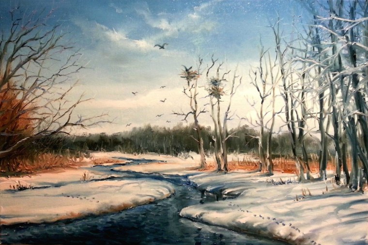 Весна деревня апрель проталины