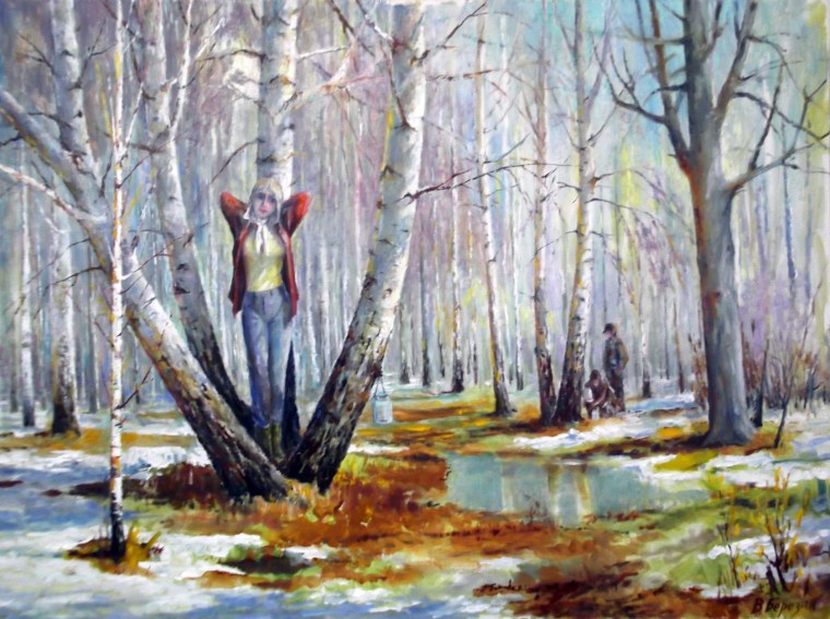 Тает снег бегут ручьи