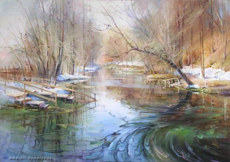 Весенние цветы в лесу