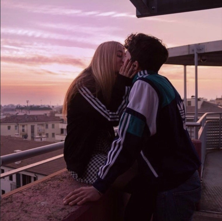 Пара подростков Эстетика