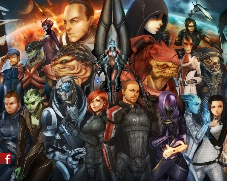 Трилогия Mass Effect Art