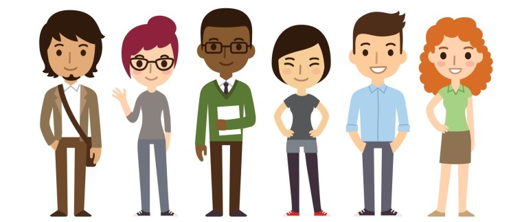 Мультяшные люди