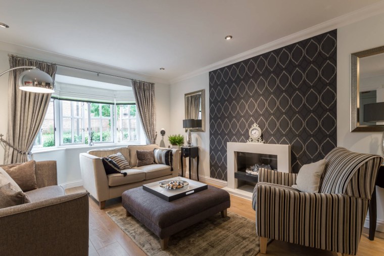 Стильные фотообои в интерьере